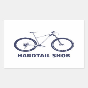 Hardtail Snob Rectangular Sticker