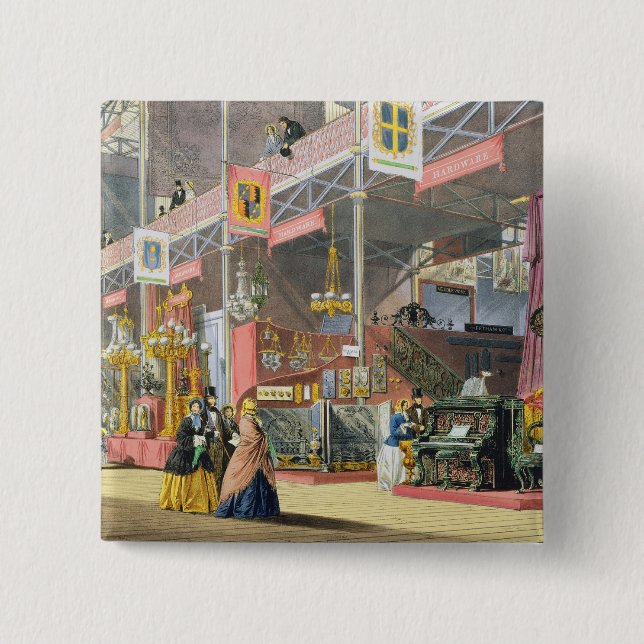 Hardware and Woodcarving Machinery, in the Great E 15 Cm Square Badge (Front)