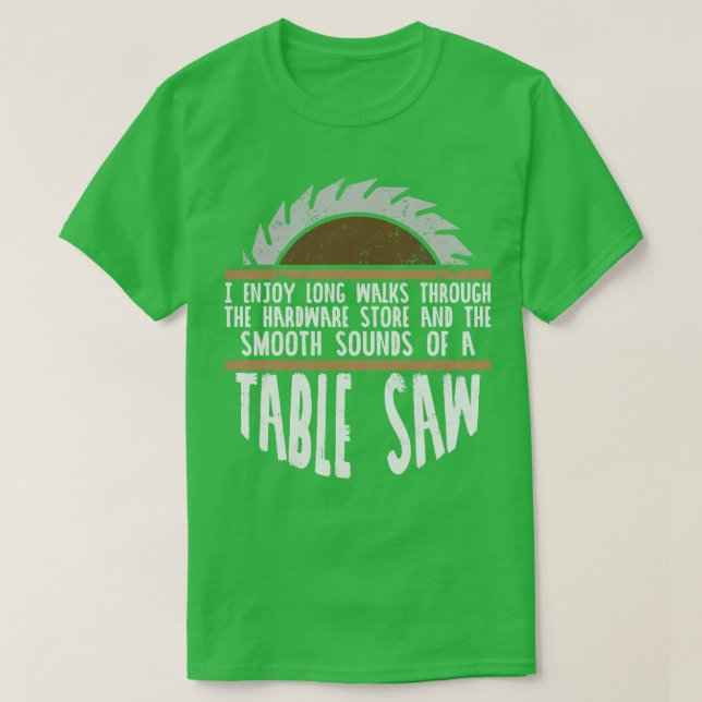 Hardware Store Woodworkers Craftsmen Tools T-Shirt (Design Front)