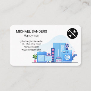 Hardware Tools   Appliance Repairman Business Card