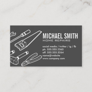 Hardware Tools Business Card