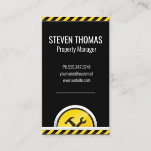 Hardware Tools   Caution Line Business Card