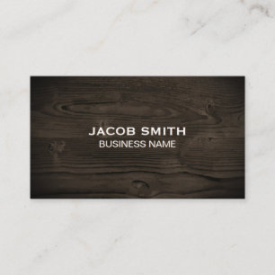 Hardwood   Nature Business Card