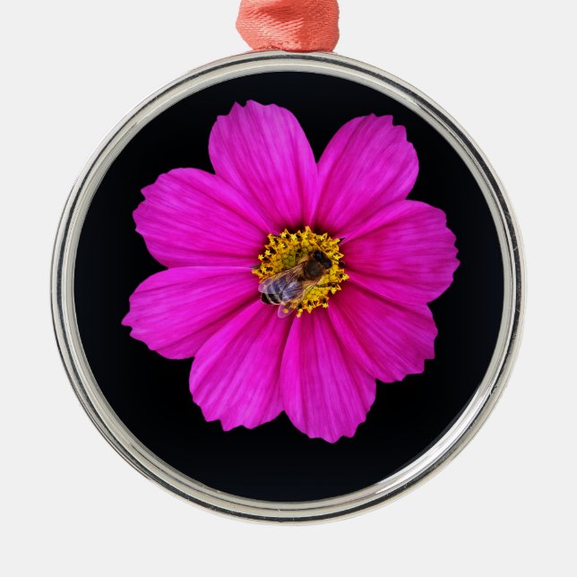 hardworking bee metal tree decoration (Front)