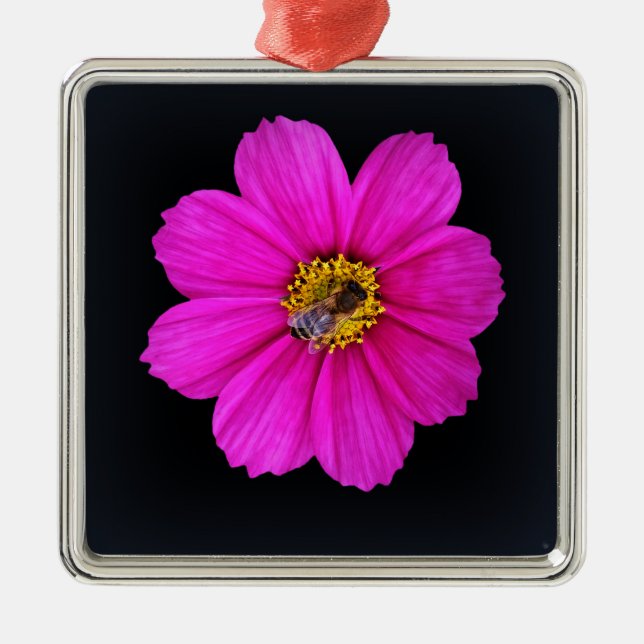 hardworking bee metal tree decoration (Front)
