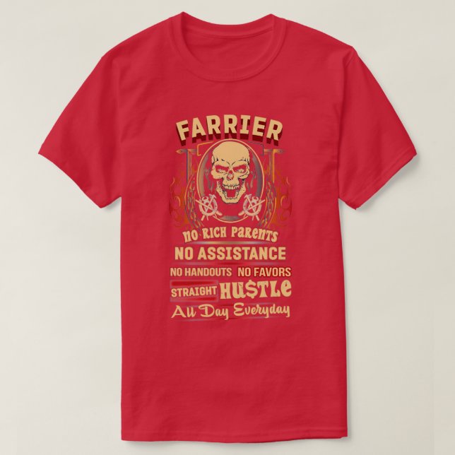 Hardworking Farrier T 2 T-Shirt (Design Front)