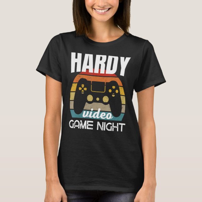 Hardy Family Video Game Night T-Shirt (Front)