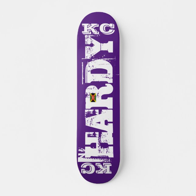 HARDY  JMTSKATBBOARD Skateboard, 7¾" Deck Skateboard (Front)