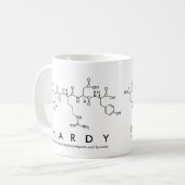 Hardy peptide name mug (Front Left)