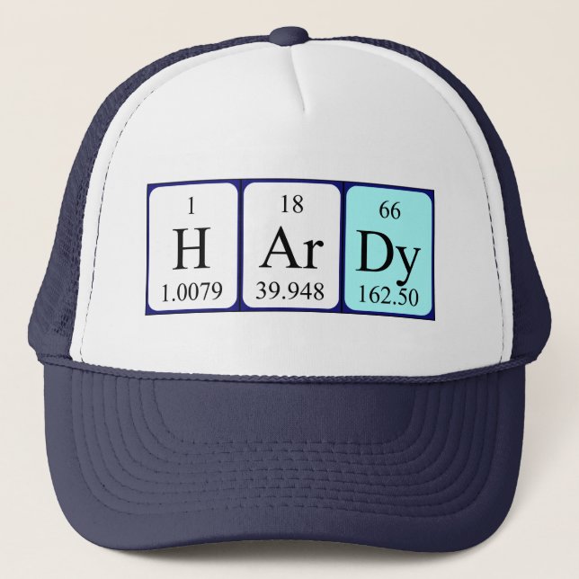 Hardy periodic table name hat (Front)