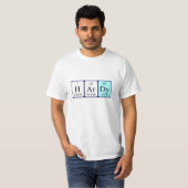 Hardy periodic table name shirt (Front Full)