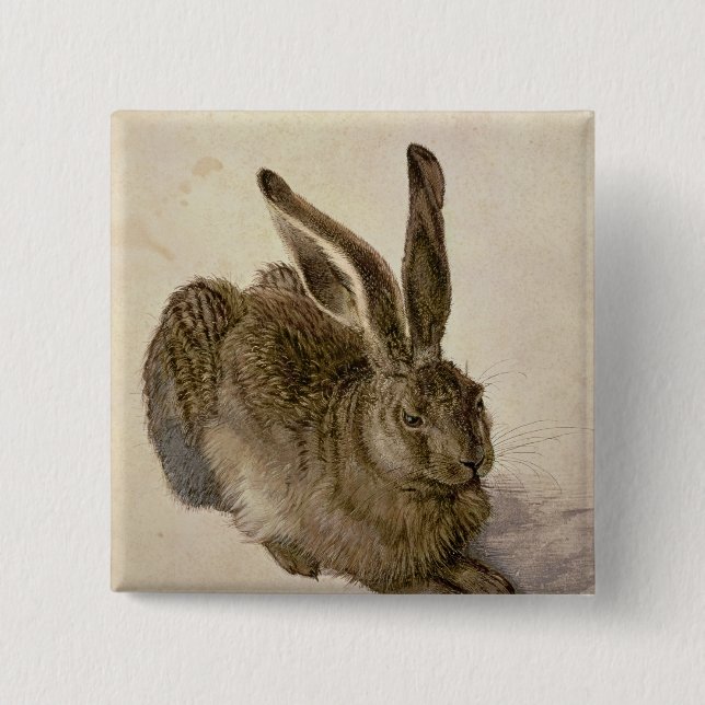 Hare, 1502 15 cm square badge (Front)