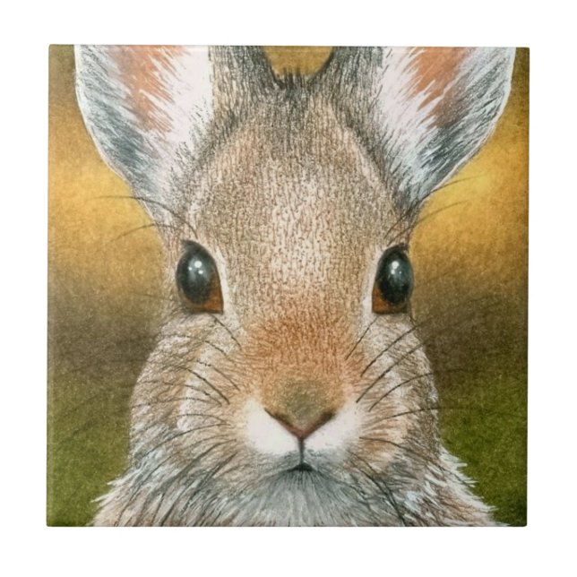 hare 18 Rabbit Bunny Tile (Front)