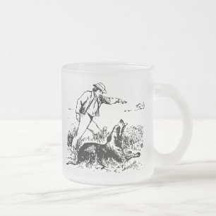 Hare and Hound Glass Mug