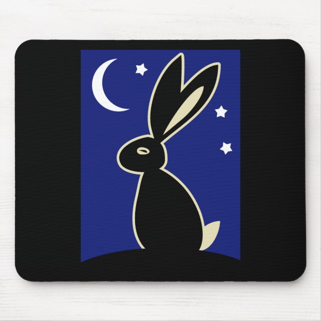 Hare at Twilight Mouse Mat (Front)