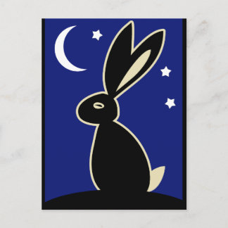 Hare at Twilight Postcard