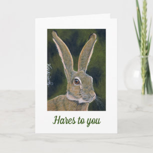 Hare Birthday Card