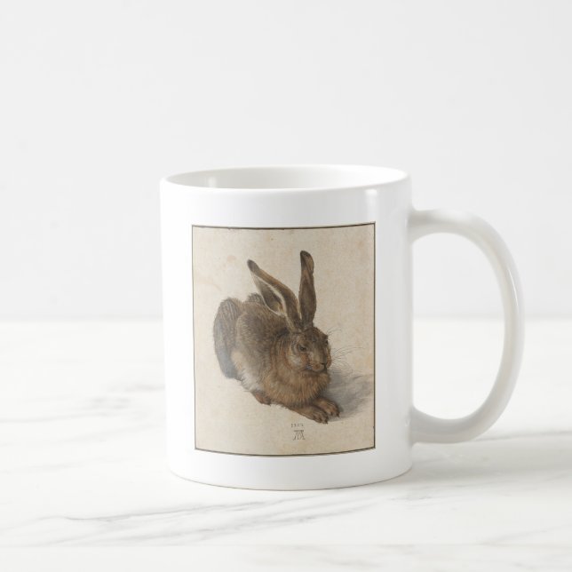 Hare by Albrecht Durer Coffee Mug (Right)