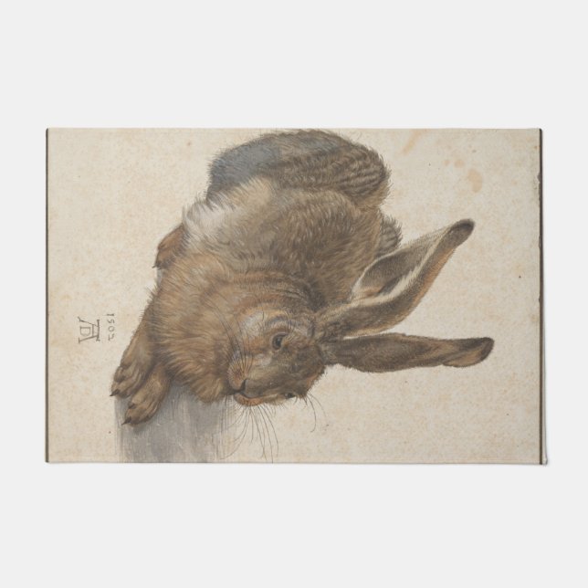 Hare (by Albrecht Dürer) Doormat (Front)