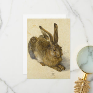 Hare by Albrecht Durer Thank You Card