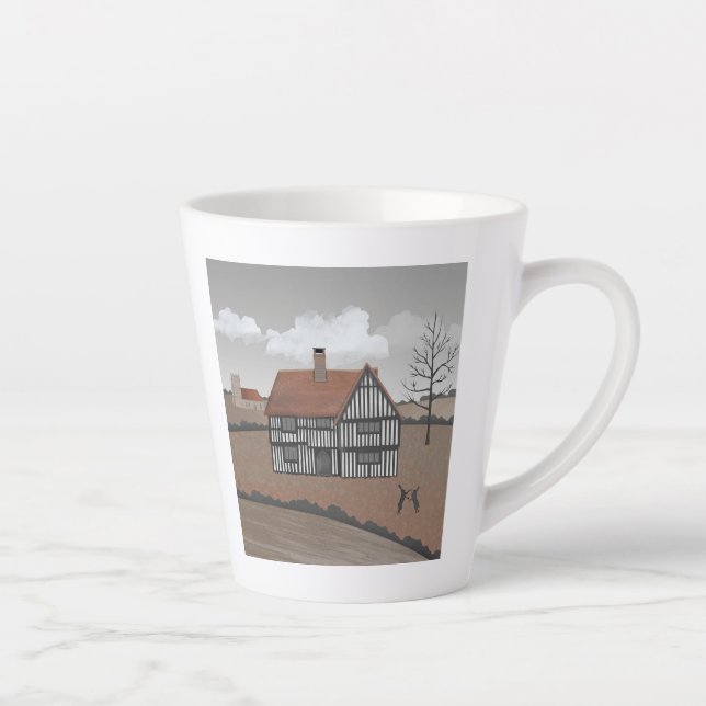 Hare House Latte Mug (Right)