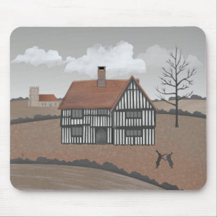 Hare House Mouse Mat