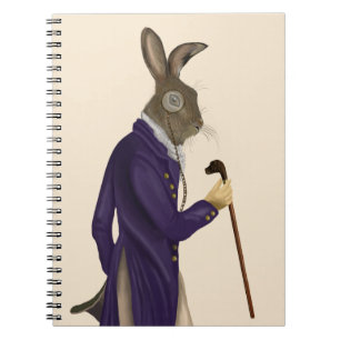 Hare In Purple Coat 2 Notebook