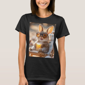 Hare in the sun with holiday feeling T-Shirt