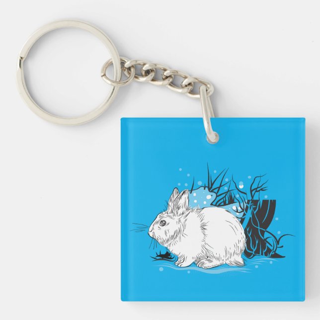 Hare Key Ring (Front)