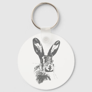 Hare Key Ring