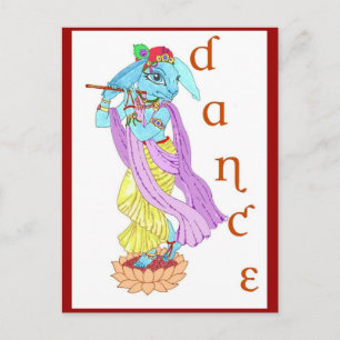 Hare Krishna Dance Postcard