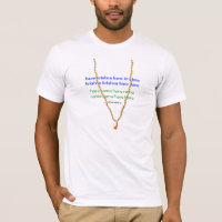 Hare Krishna Mantra Mala Rosary T-Shirt