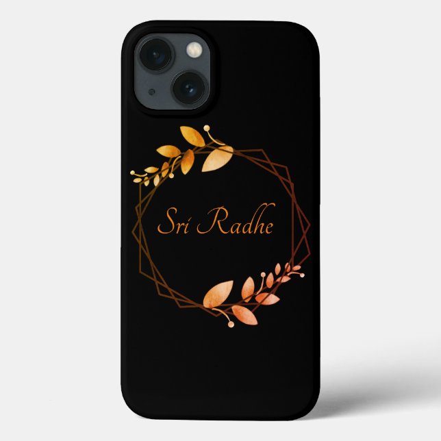Hare Krishna - Sri Radhe - Radha Krishna flowers Case-Mate iPhone Case (Back)
