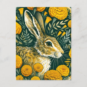 Hare Marigold                                      Holiday Postcard