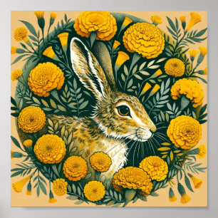 Hare Marigold                                      Poster