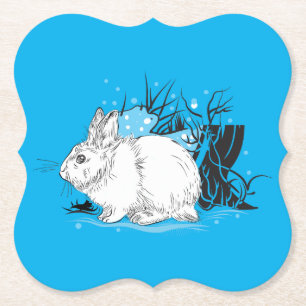 Hare Paper Coaster