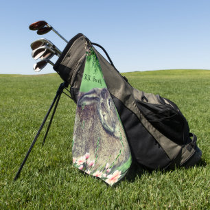 Hare Rabbit Animal Fun Personalised Golf Towel