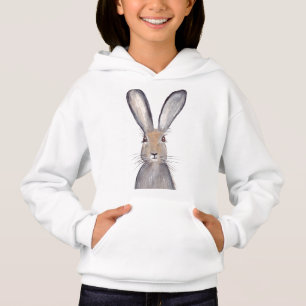 Hare rabbit watercolor rabbit cute animals 