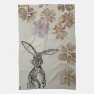 Hare Tea Towel