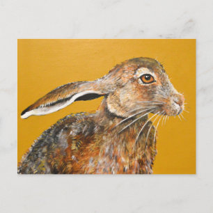 Hare today, gone tomorrow postcard