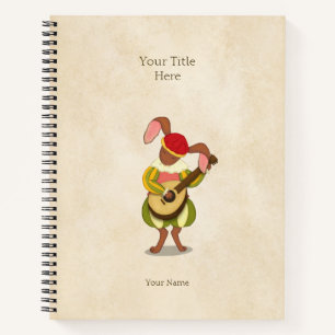 Hare with Lute & Six Rhythmic Modes Mediaeval Musi Notebook