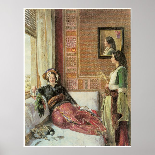 Harem life in Constantinople, 1857 Poster (Front)