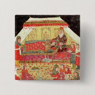 Harem Scene 15 Cm Square Badge