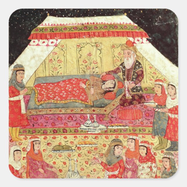 Harem Scene Square Sticker (Front)