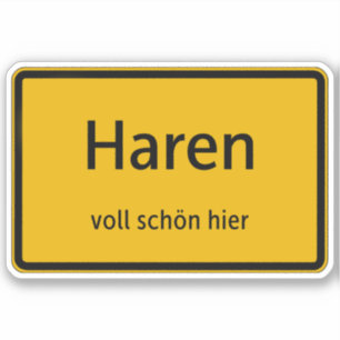 Haren Sticker Autosticker