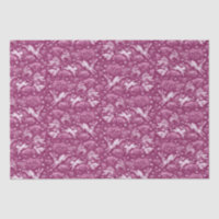 Hares Field Bunnies Rabbits Winter Pattern Fuchsia
