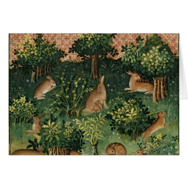 Hares in a Wood (Front Horizontal)