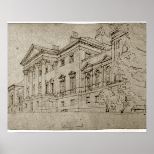 Harewood House, Yorkshire, c.1798 (graphite on tex Poster