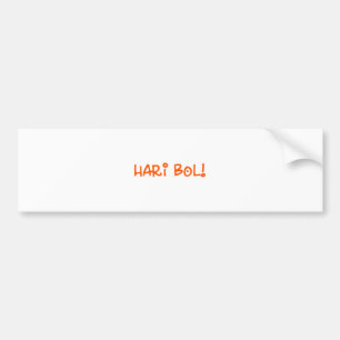 Hari Bol! Bumper Sticker