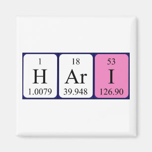 Hari periodic table name magnet
